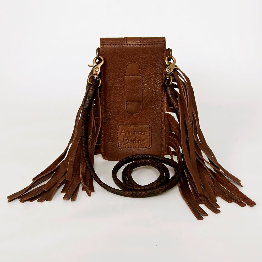 American Darling Cell Phone Holder Hair-On Genuine Leather