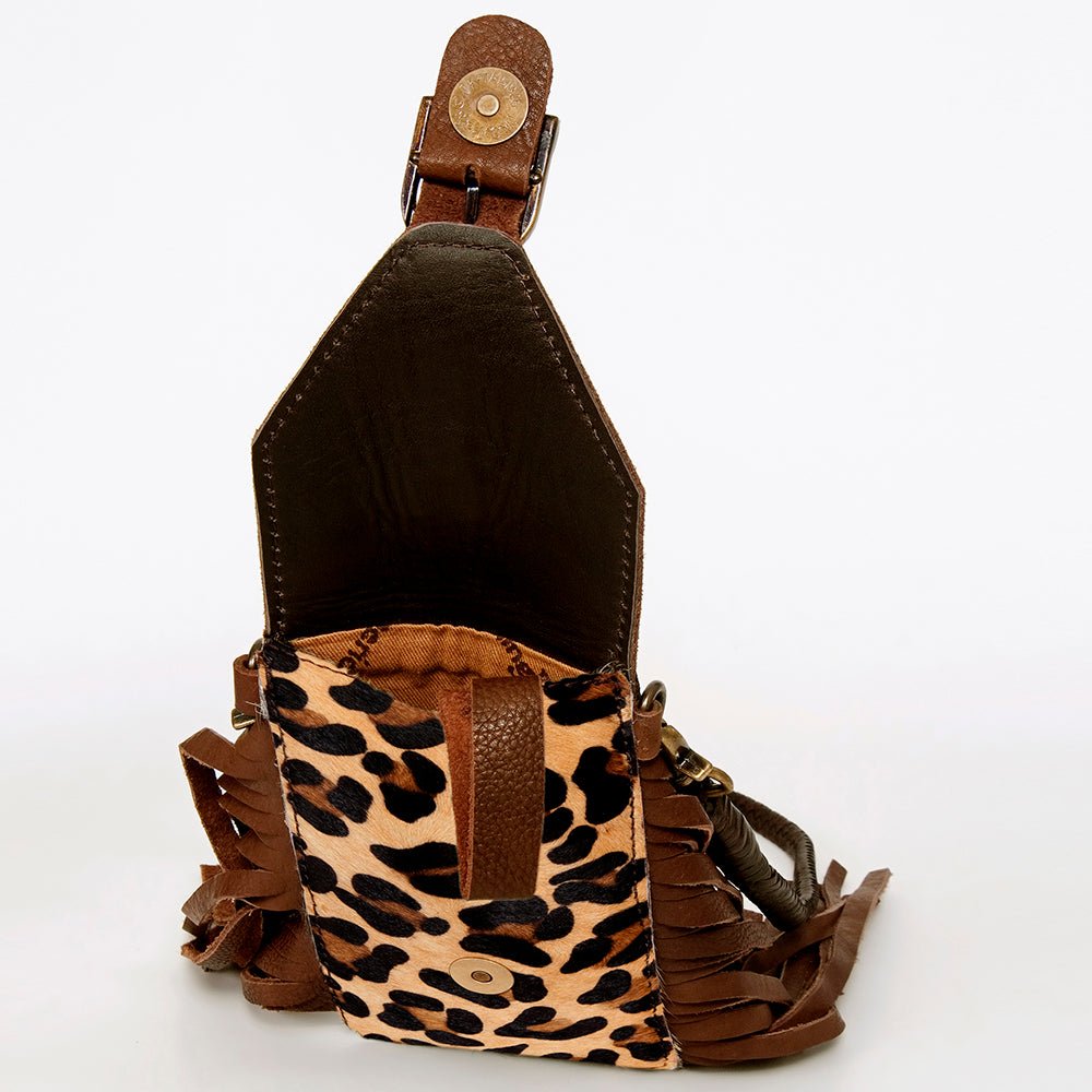American Darling Cell Phone Holder Hair-On Genuine Leather