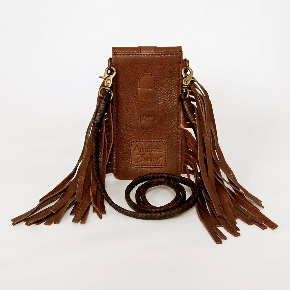 American Darling Cell Phone Holder Hair-On Genuine Leather