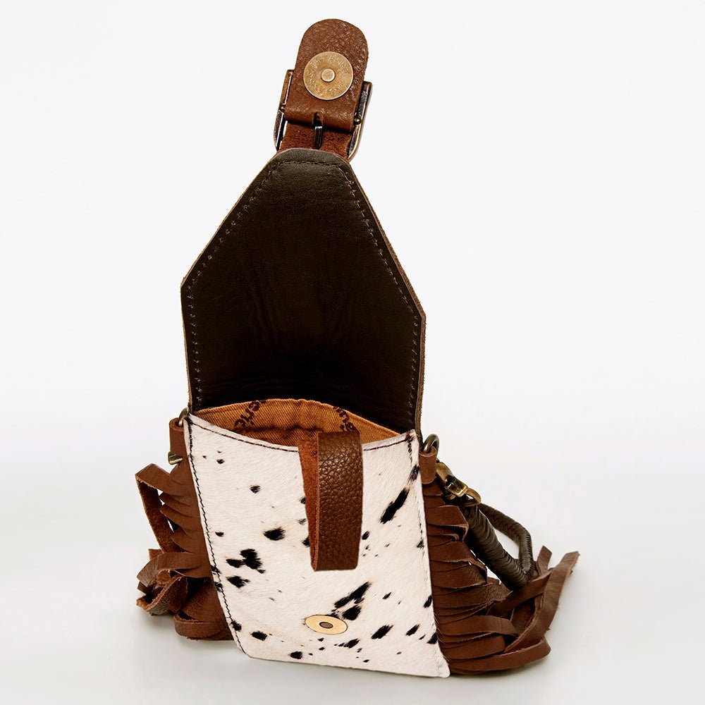 American Darling Cell Phone Holder Hair-On Genuine Leather