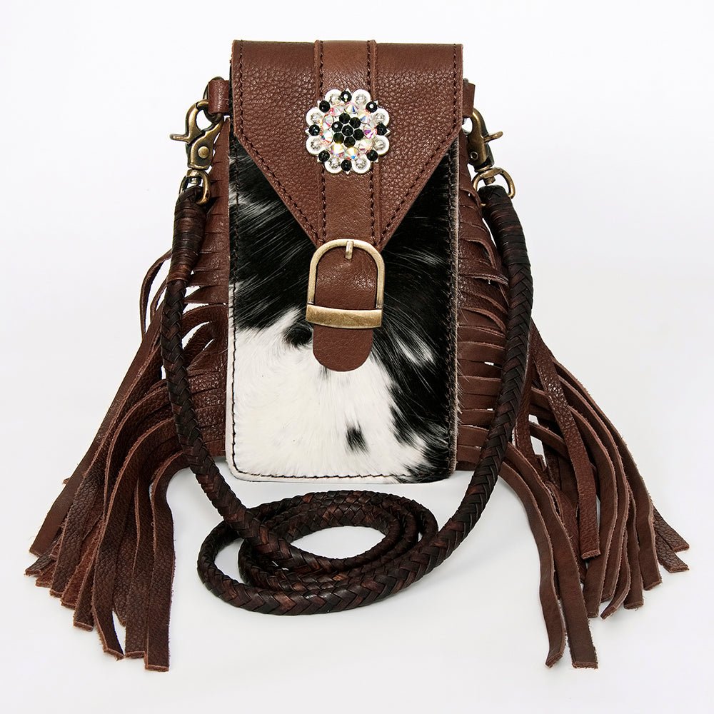 American Darling Cell Phone Holder Hair-On Genuine Leather