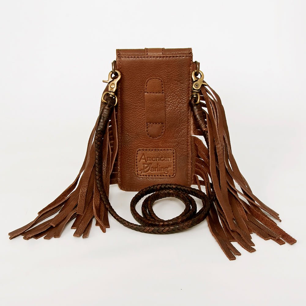 American Darling Cell Phone Holder Hair-On Genuine Leather