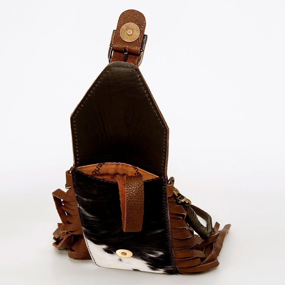 American Darling Cell Phone Holder Hair-On Genuine Leather
