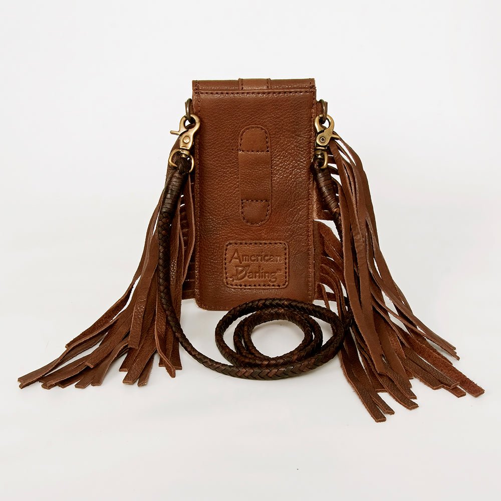 American Darling Cell Phone Holder Hair-On Genuine Leather