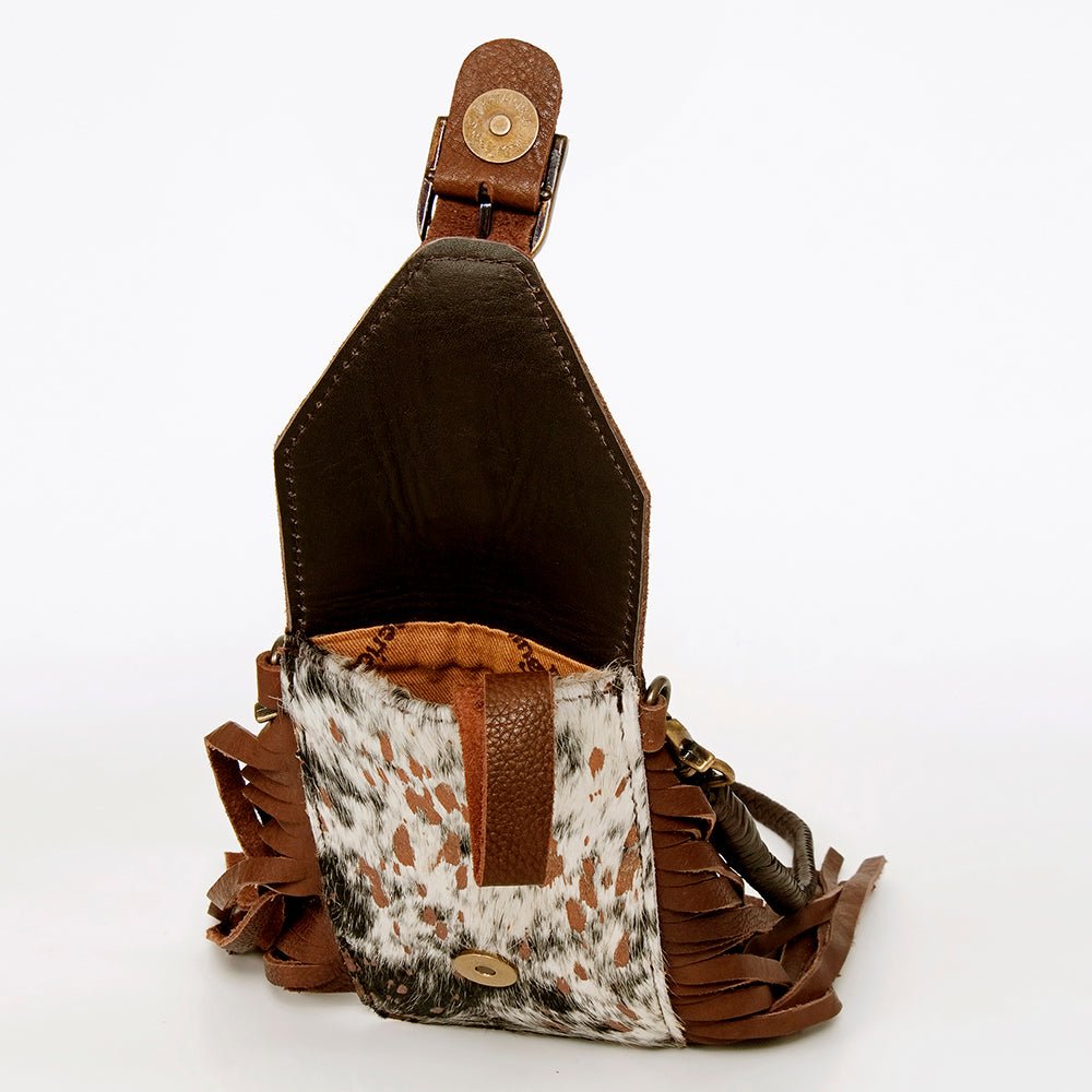 American Darling Cell Phone Holder Hair-On Genuine Leather