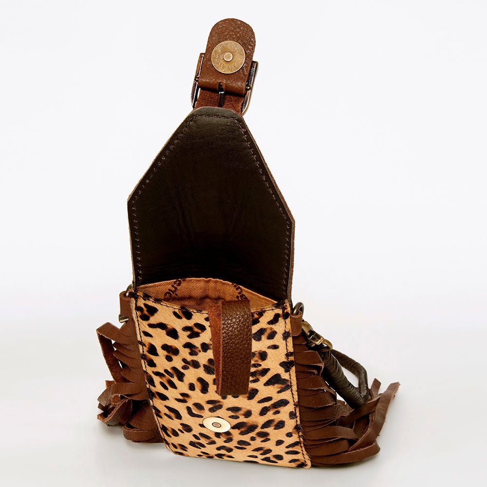 American Darling Cell Phone Holder Hair-On Genuine Leather