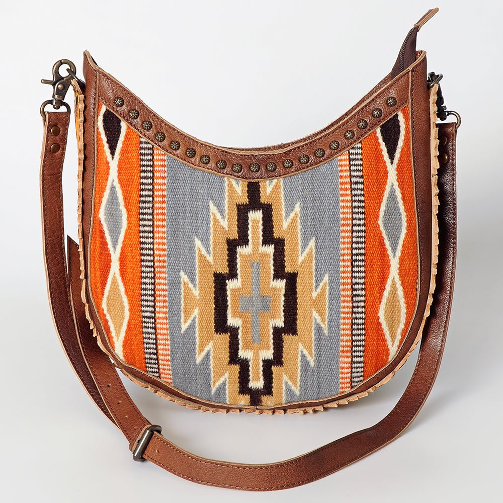 American Darling Hand Tooled Saddle Blanket Genuine Leather
