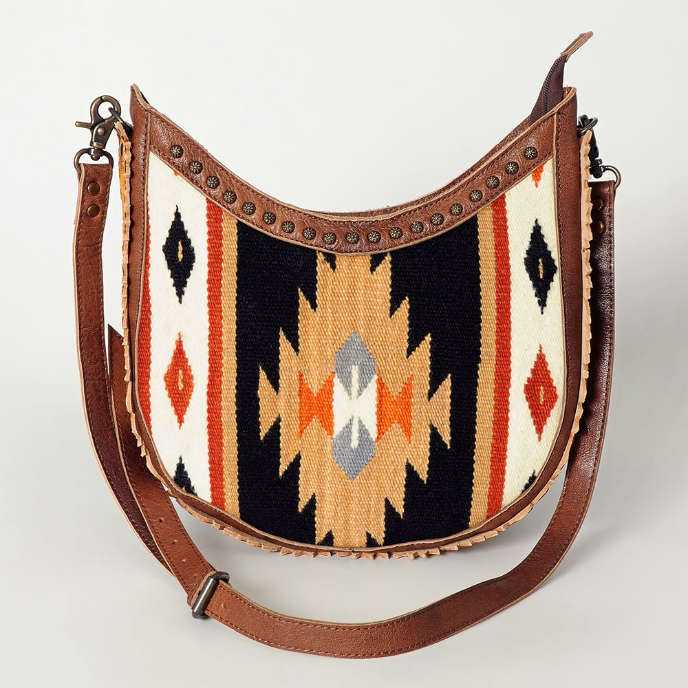 American Darling Hand Tooled Saddle Blanket Genuine Leather