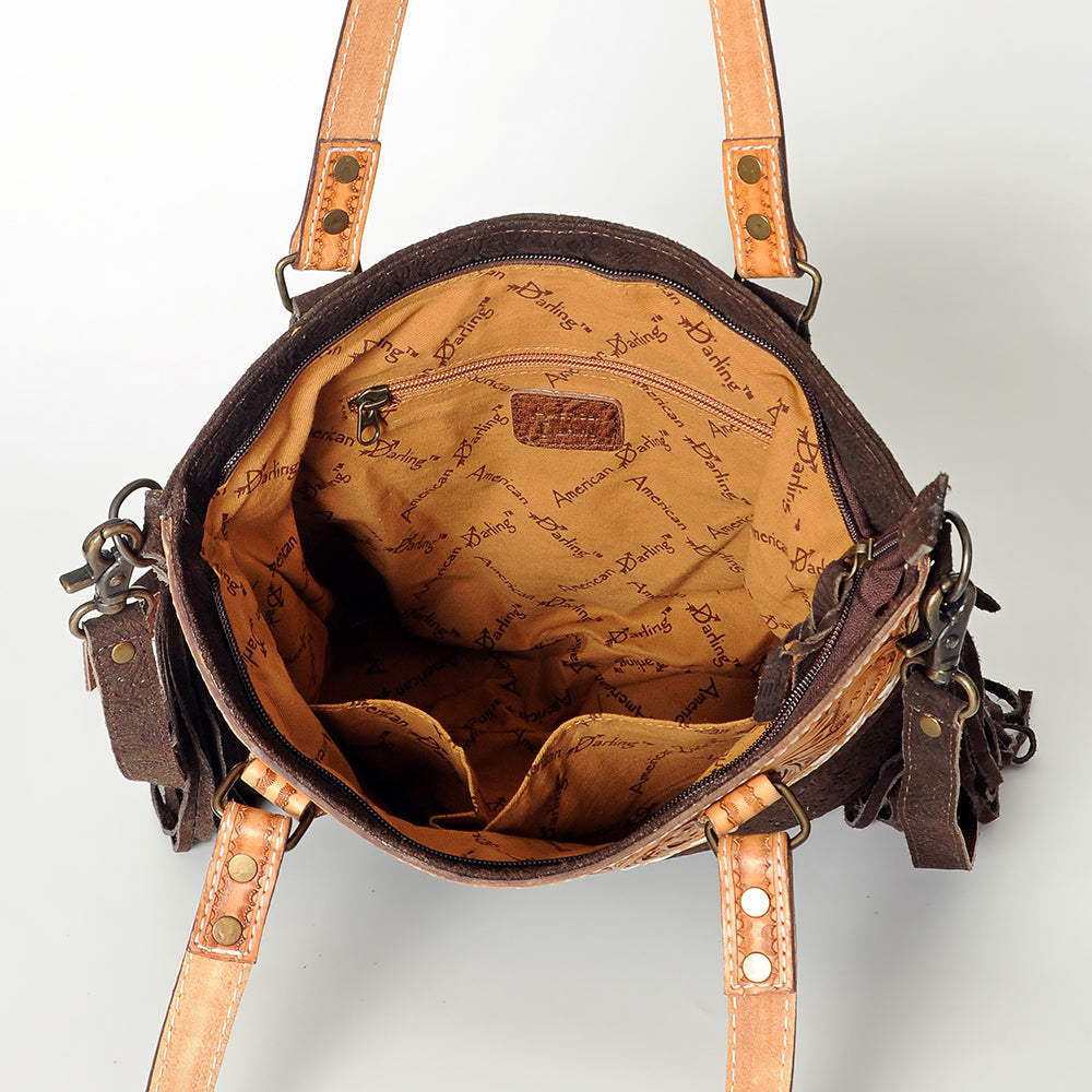 American Darling Tote Hair-On Genuine Leather
