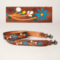 American Darling ADSTZ104 Hand Tooled Genuine Leather Crossbody Handle Strap For Bags