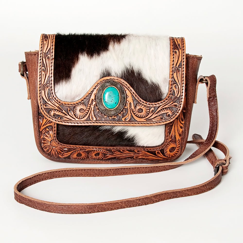 American Darling Hand Tooled Saddle Blanket Genuine Leather