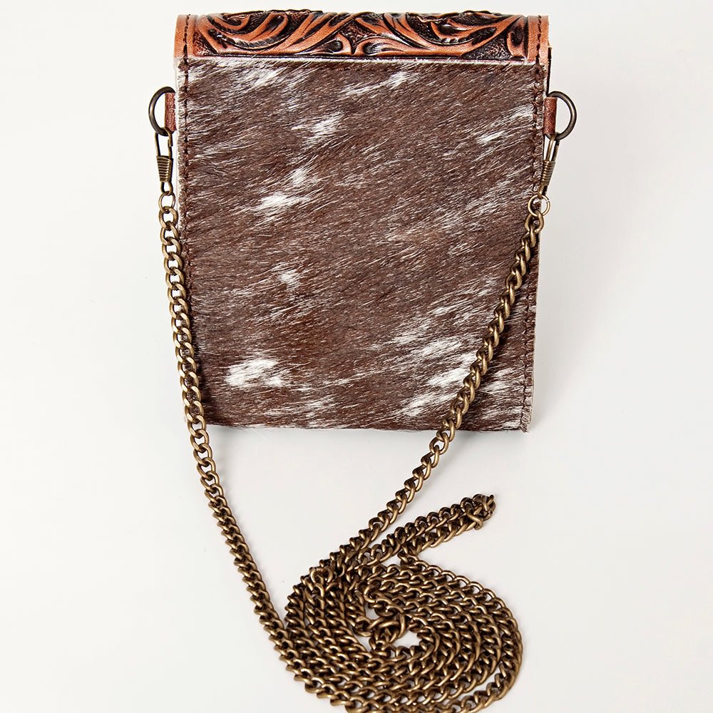 American Darling Hand Tooled Hair-On Genuine Leather