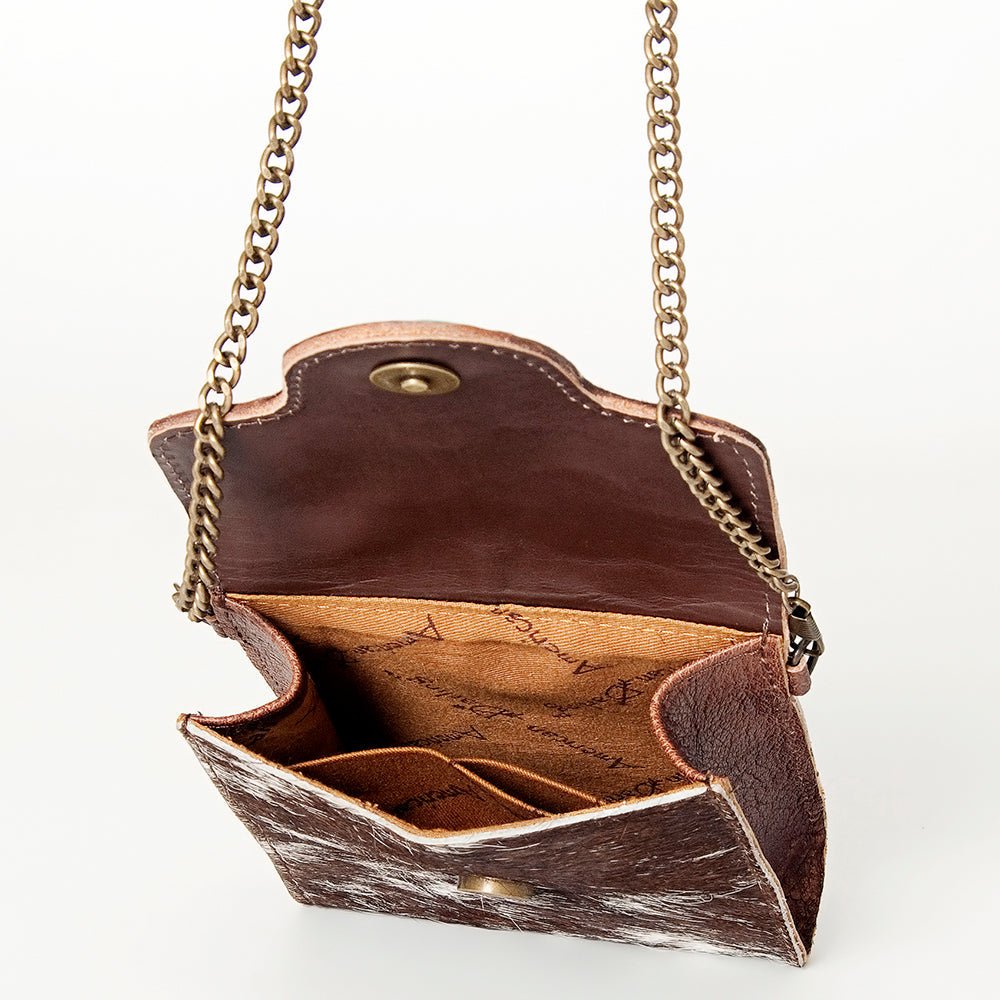 American Darling Hand Tooled Hair-On Genuine Leather