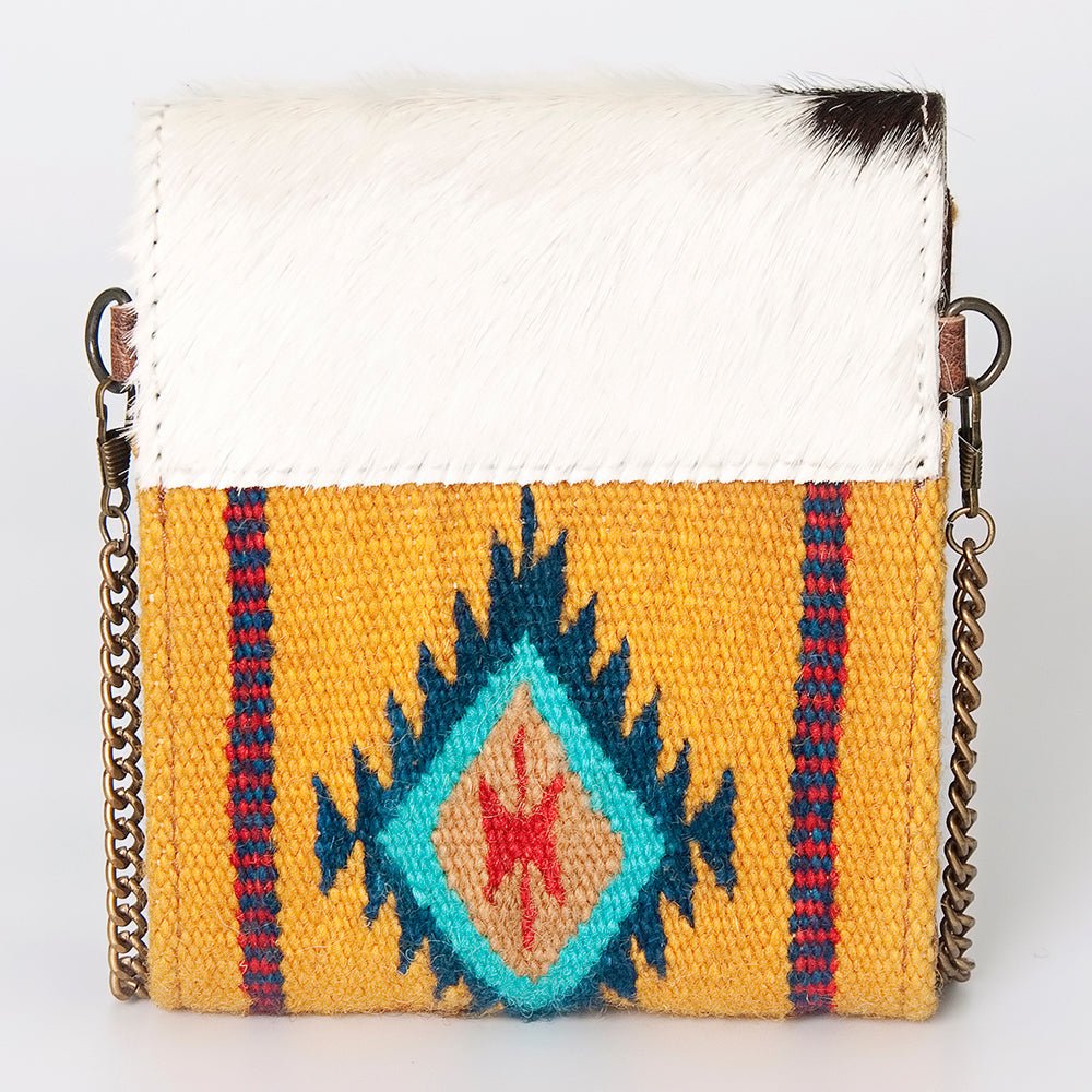American Darling Hand Tooled Hair-On Genuine Leather