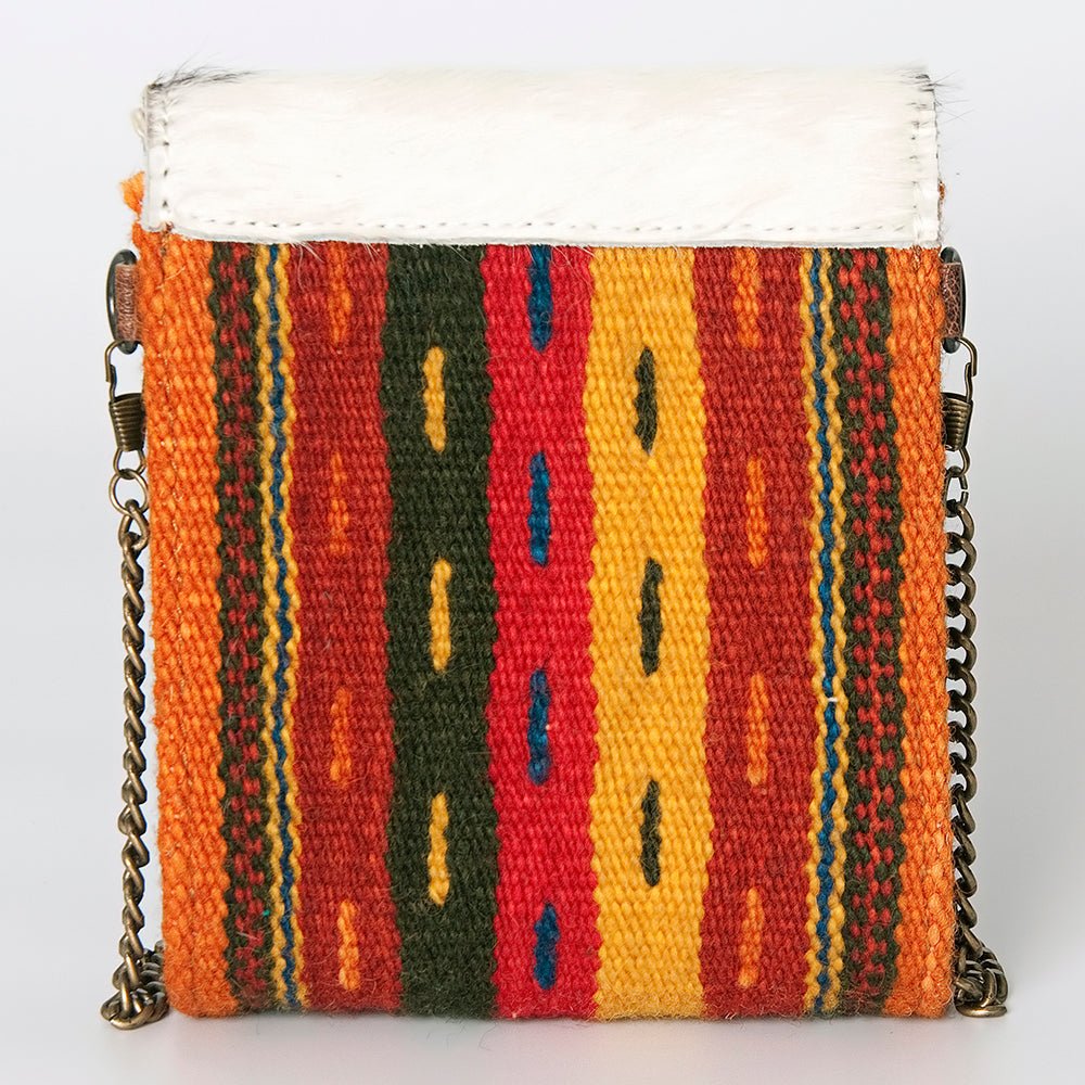 American Darling Hand Tooled Hair-On Genuine Leather