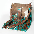 American Darling Hair-On Genuine Leather Messenger Bag