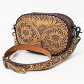 American Darling Hand-Tooled Genuine Leather Crossbody Bag
