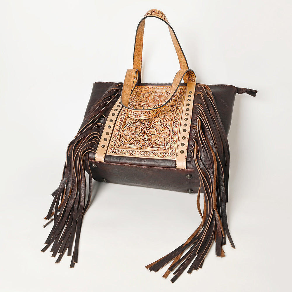 American Darling Hand-Tooled Genuine Leather Bag
