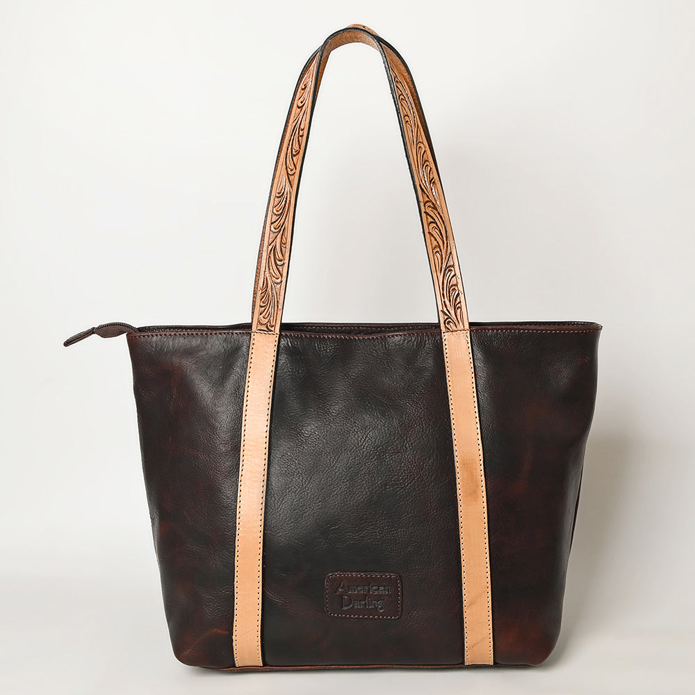 American Darling Hand-Tooled Genuine Leather Bag