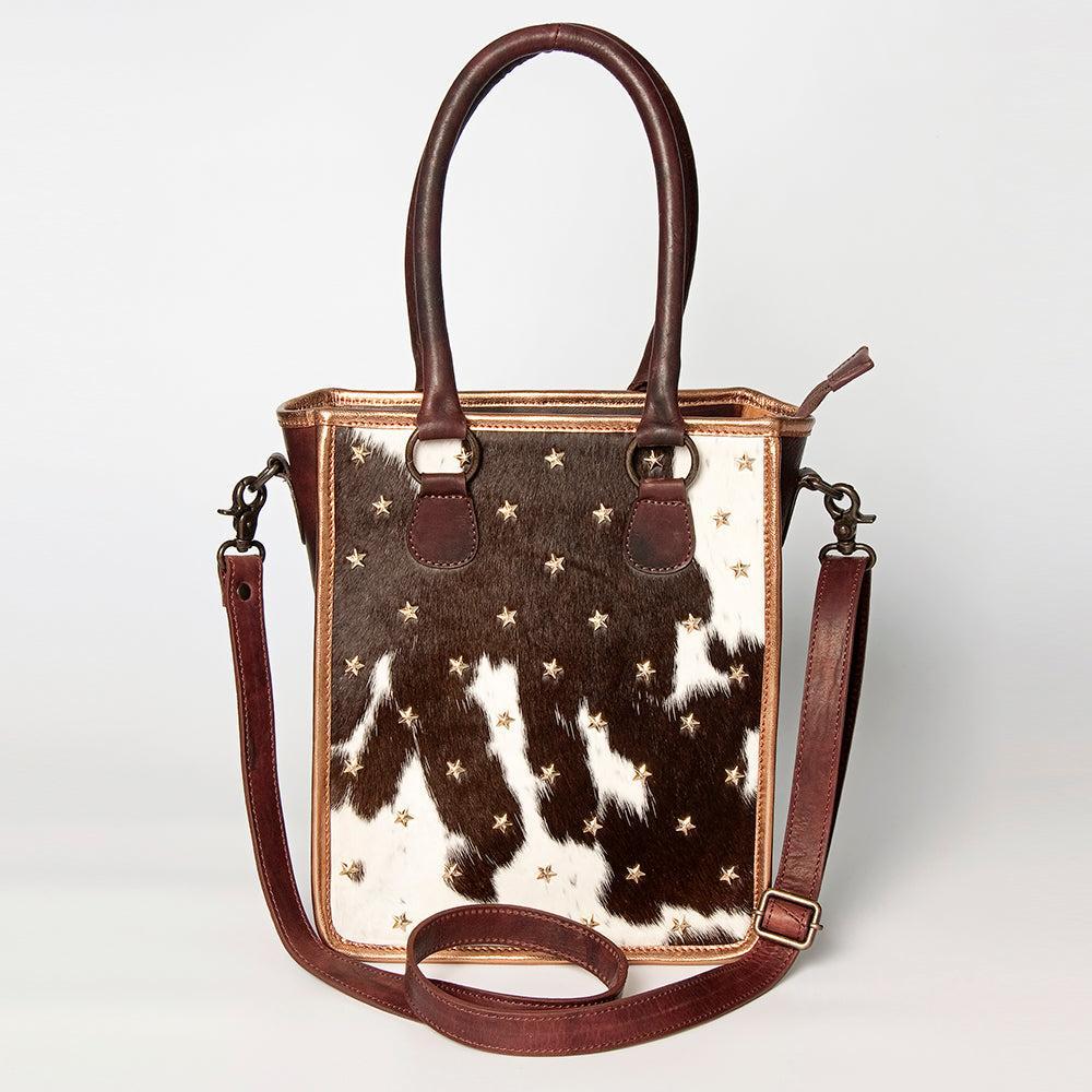 American Darling Hair-On Genuine Leather Tote
