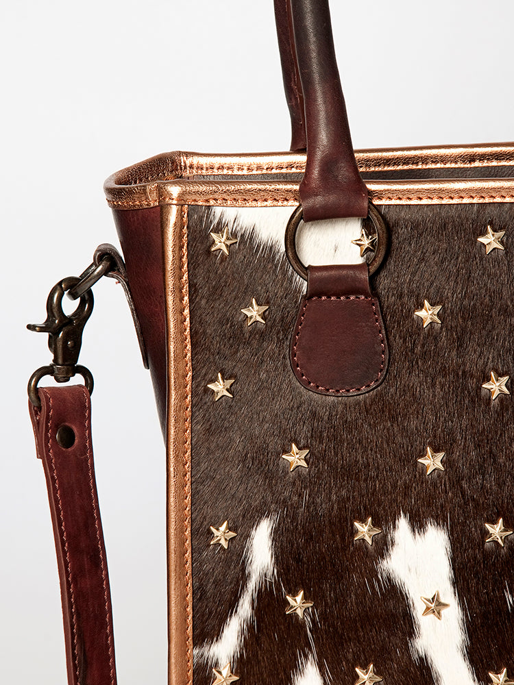 American Darling Tote Hair-On Genuine Leather Women Bag Western Handbag Purse