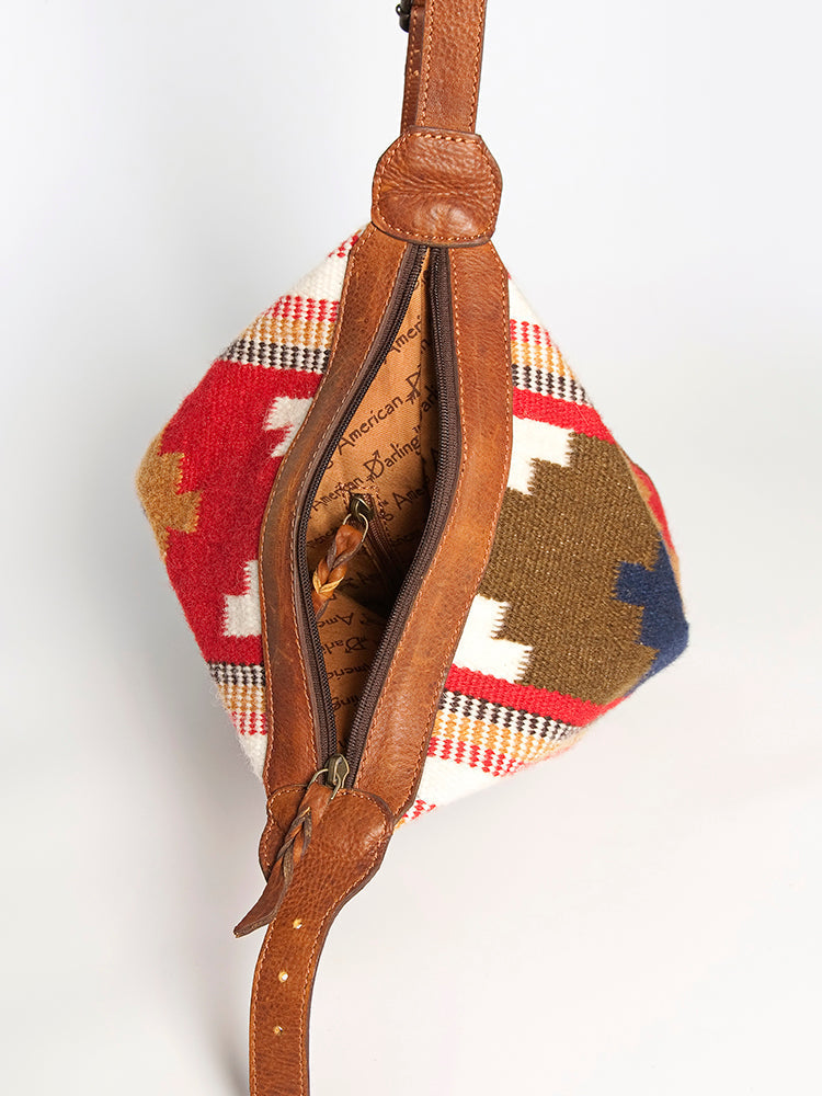 American Darling Saddle Blanket Genuine Leather Bag