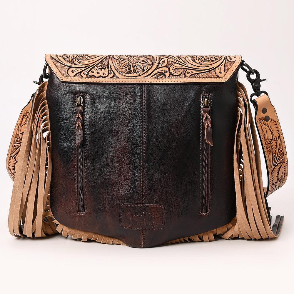 American Darling Saddle Blanket Leather Messenger Bag