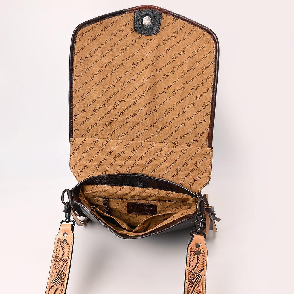 American Darling Saddle Blanket Leather Messenger Bag