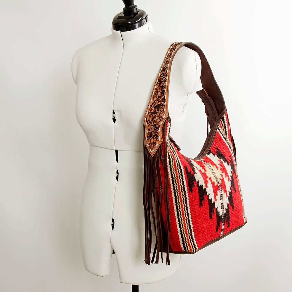Hobo Saddle Blanket Leather Western Style Handbag for Women with Timeless Craftsmanship