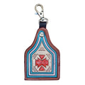 American Darling ADKRX130 Hand Tooled Carved Genuine Leather Keyring
