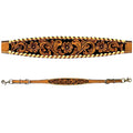 Bar H Equine American Leather Horse Saddle Tack One Ear Headstall | Breast Collar Browband Wither Strap Set BER256