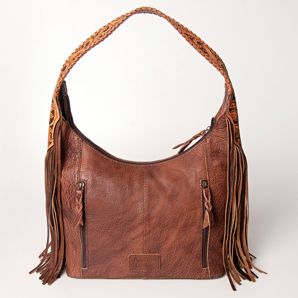 Hobo Hair On Saddle Blanket Genuine Leather Western Bag For Women