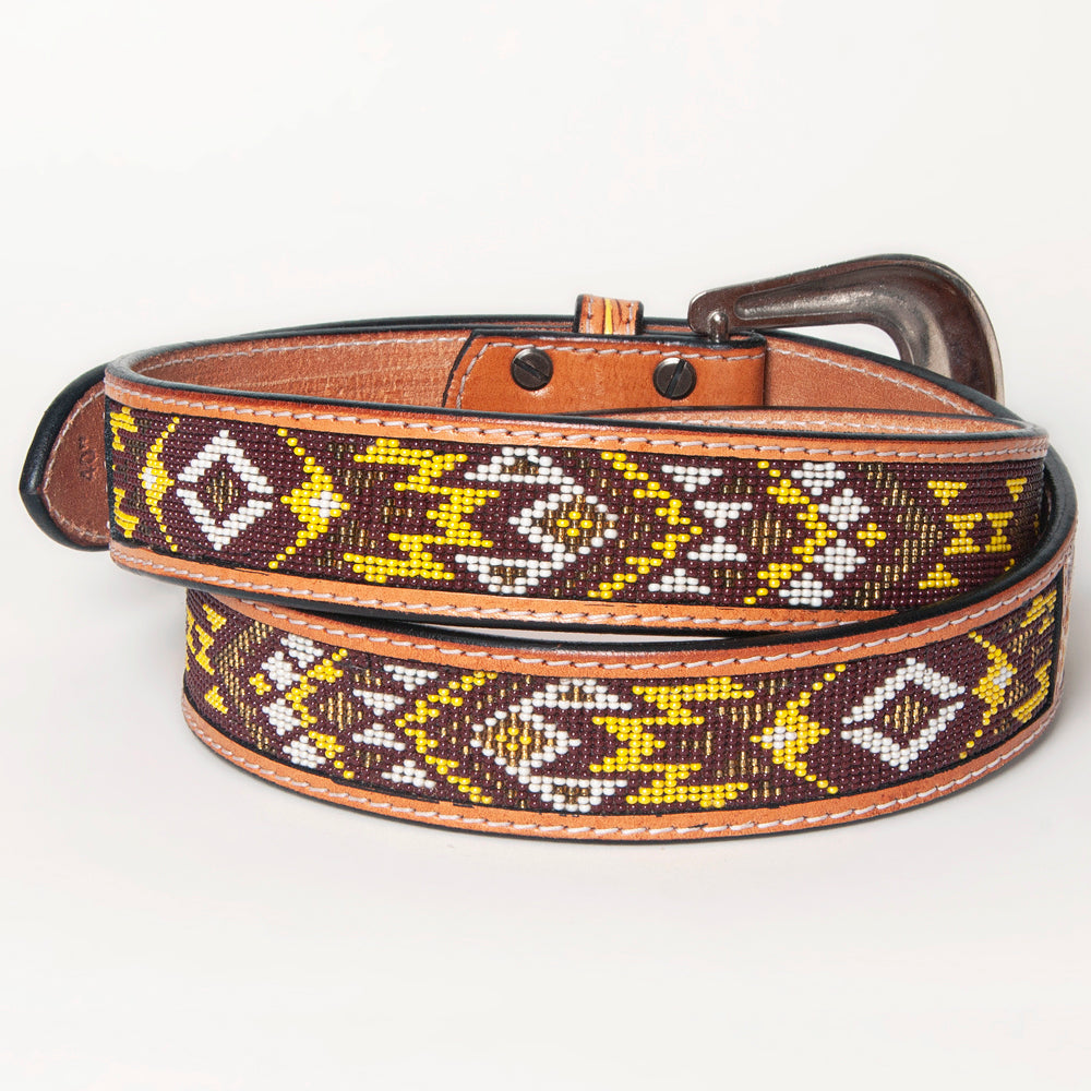 American Darling Beautifully Hand Tooled Genuine American Leather Belt Men and  Women