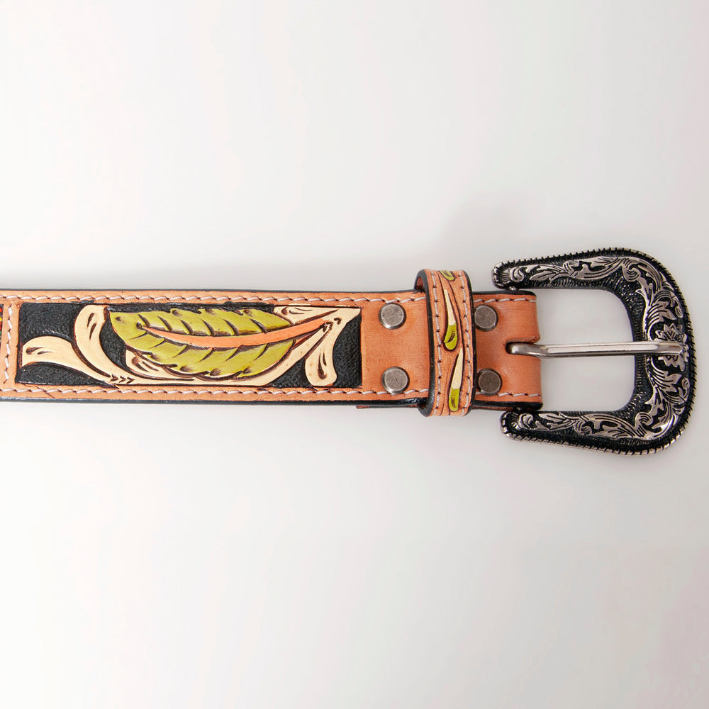 American Darling Beautifully Hand Tooled Genuine American Leather Belt Men and  Women