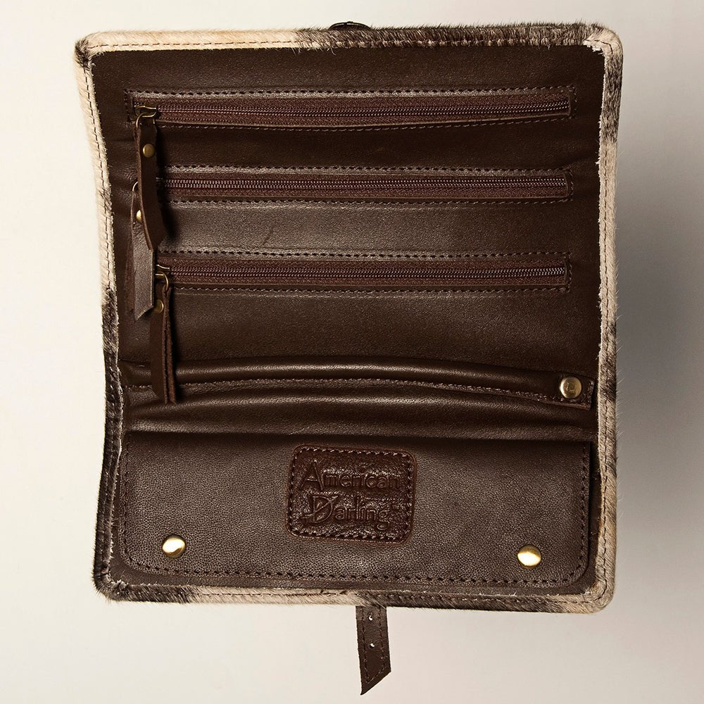 American Darling Jewelry Case Hair-On Genuine Leather