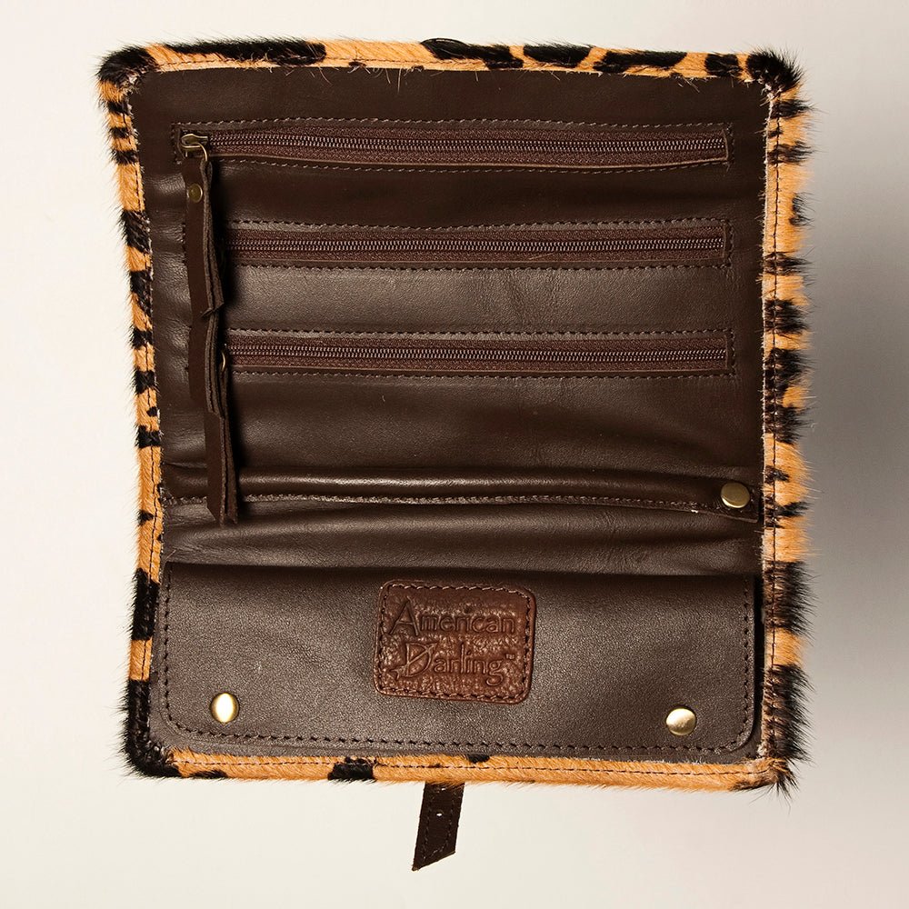 American Darling Jewelry Case Hair-On Genuine Leather