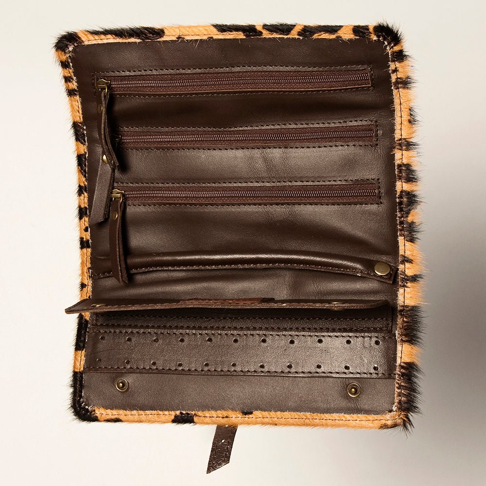 American Darling Jewelry Case Hair-On Genuine Leather