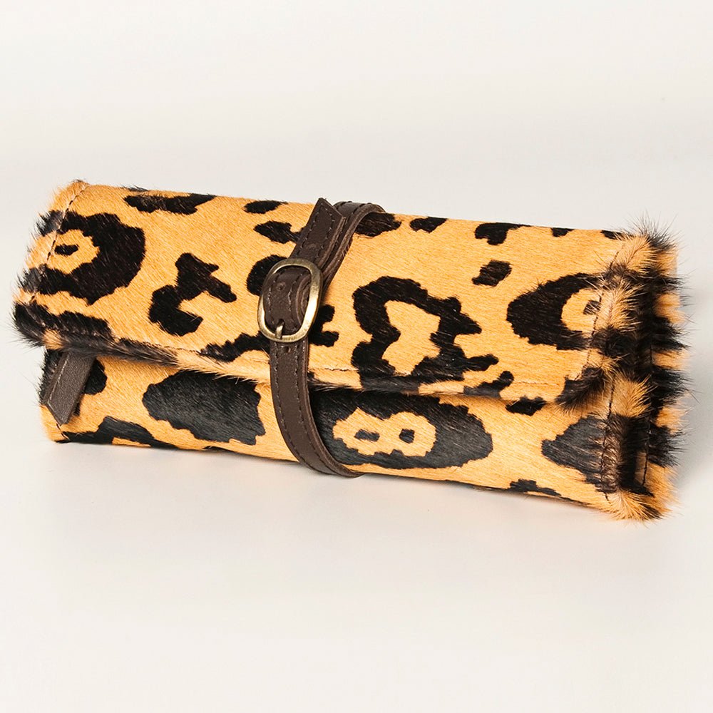 American Darling Jewelry Case Hair-On Genuine Leather