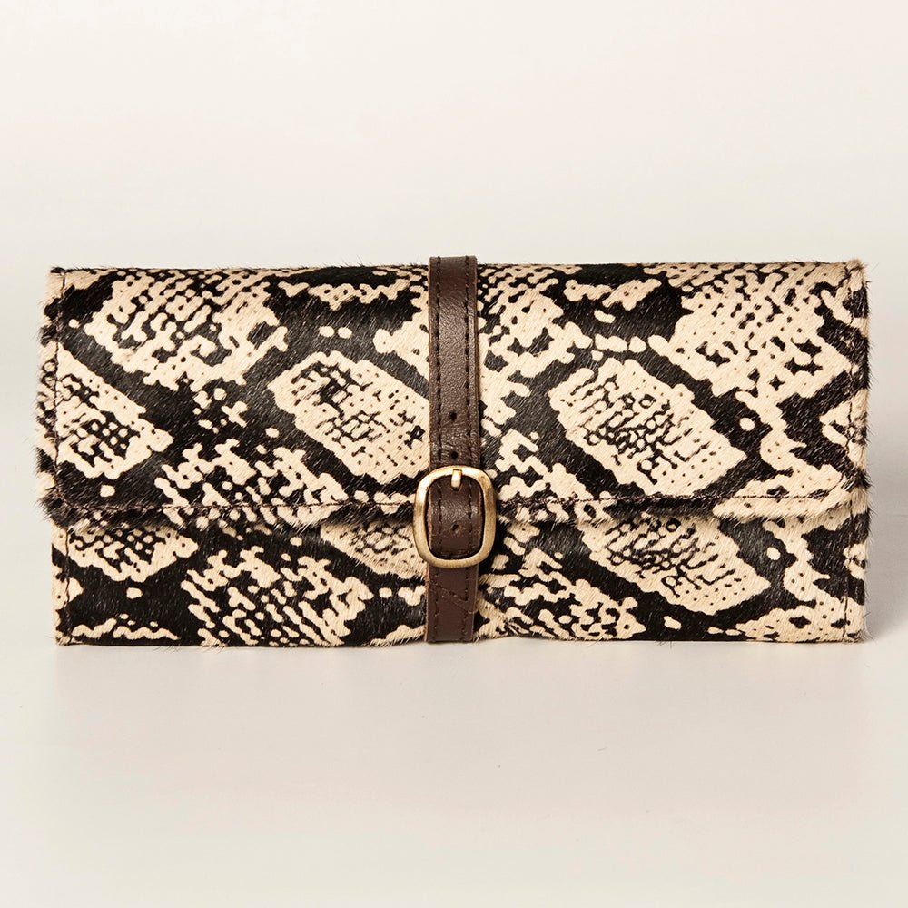 American Darling Jewelry Case Hair-On Genuine Leather