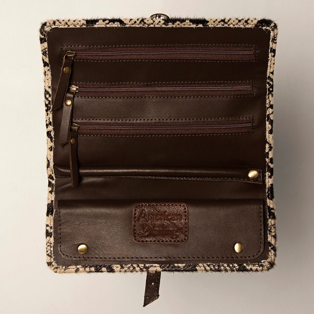 American Darling Jewelry Case Hair-On Genuine Leather