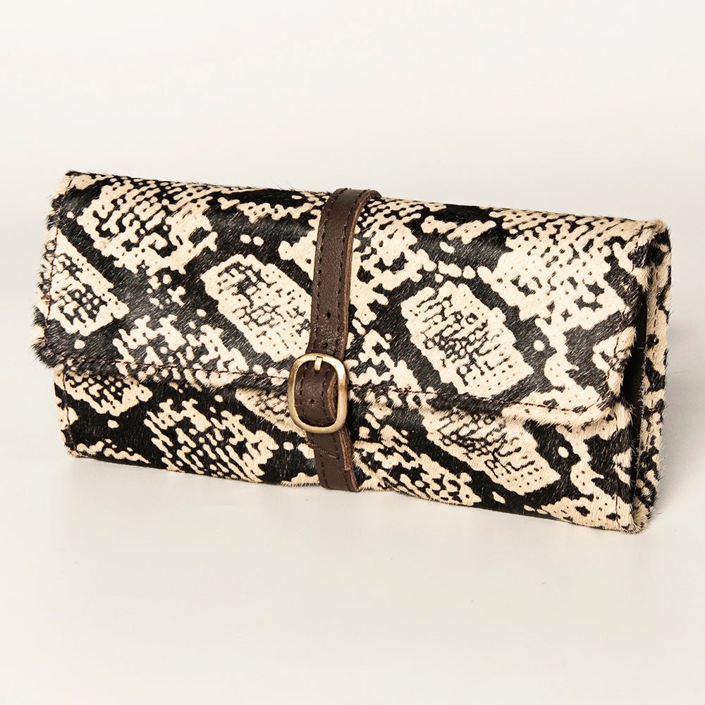 American Darling Jewelry Case Hair-On Genuine Leather