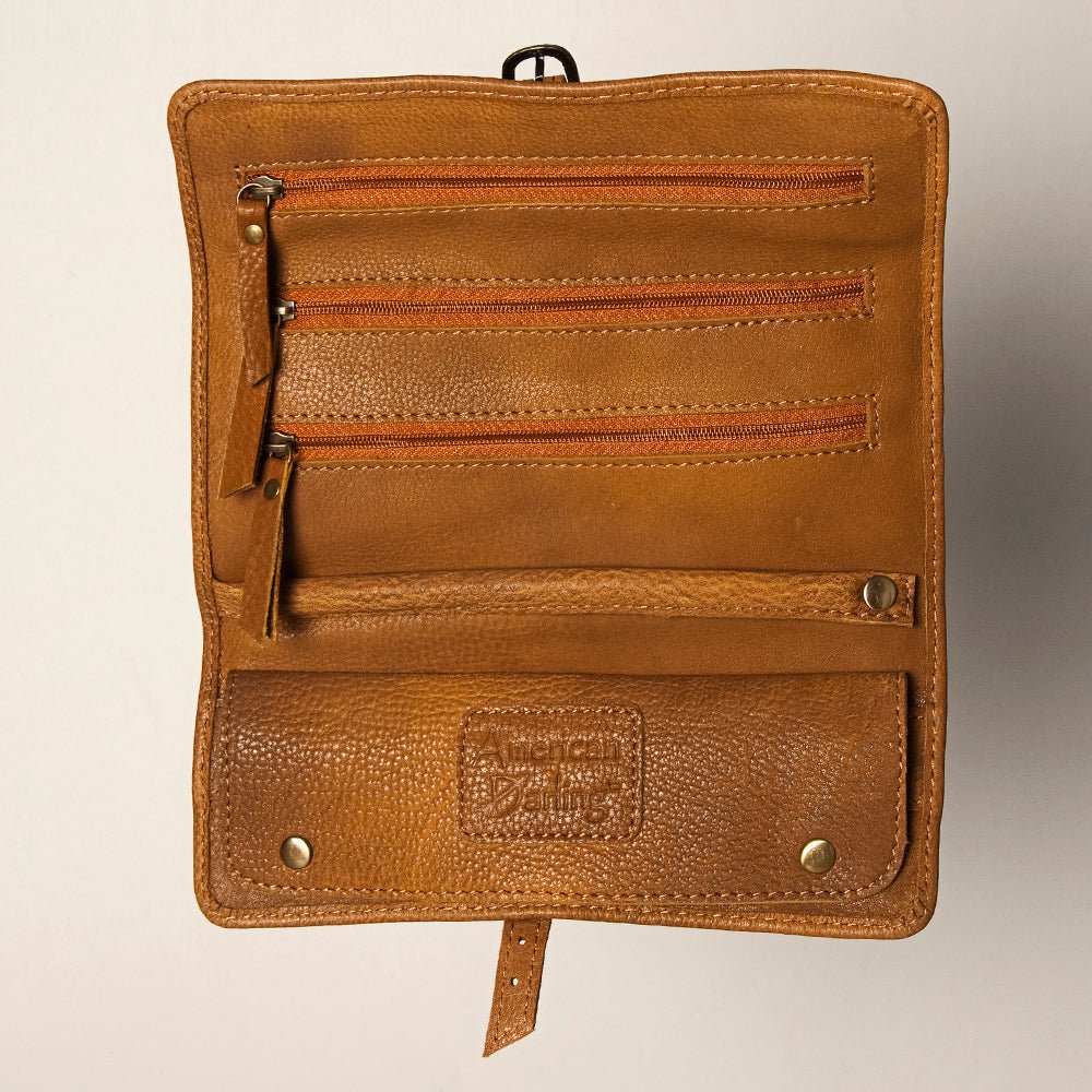 American Darling Jewelry Case Hair-On Genuine Leather