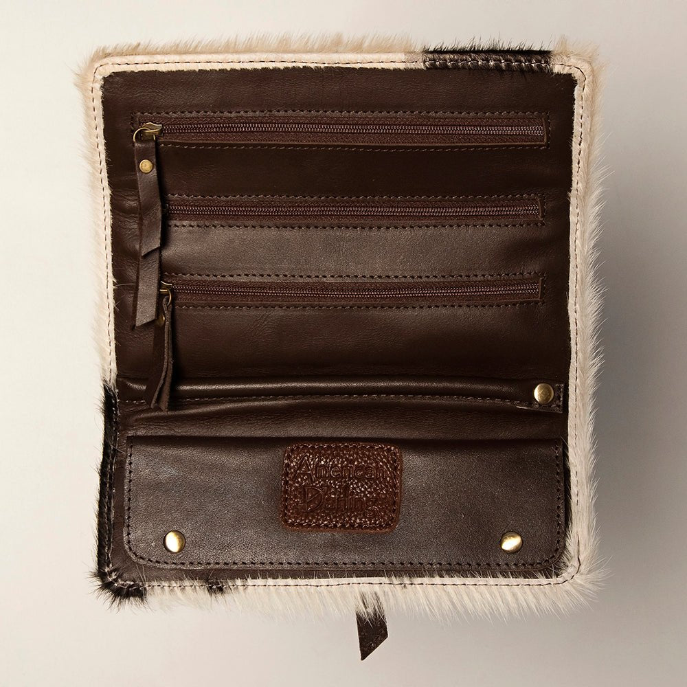 American Darling Jewelry Case Hair-On Genuine Leather