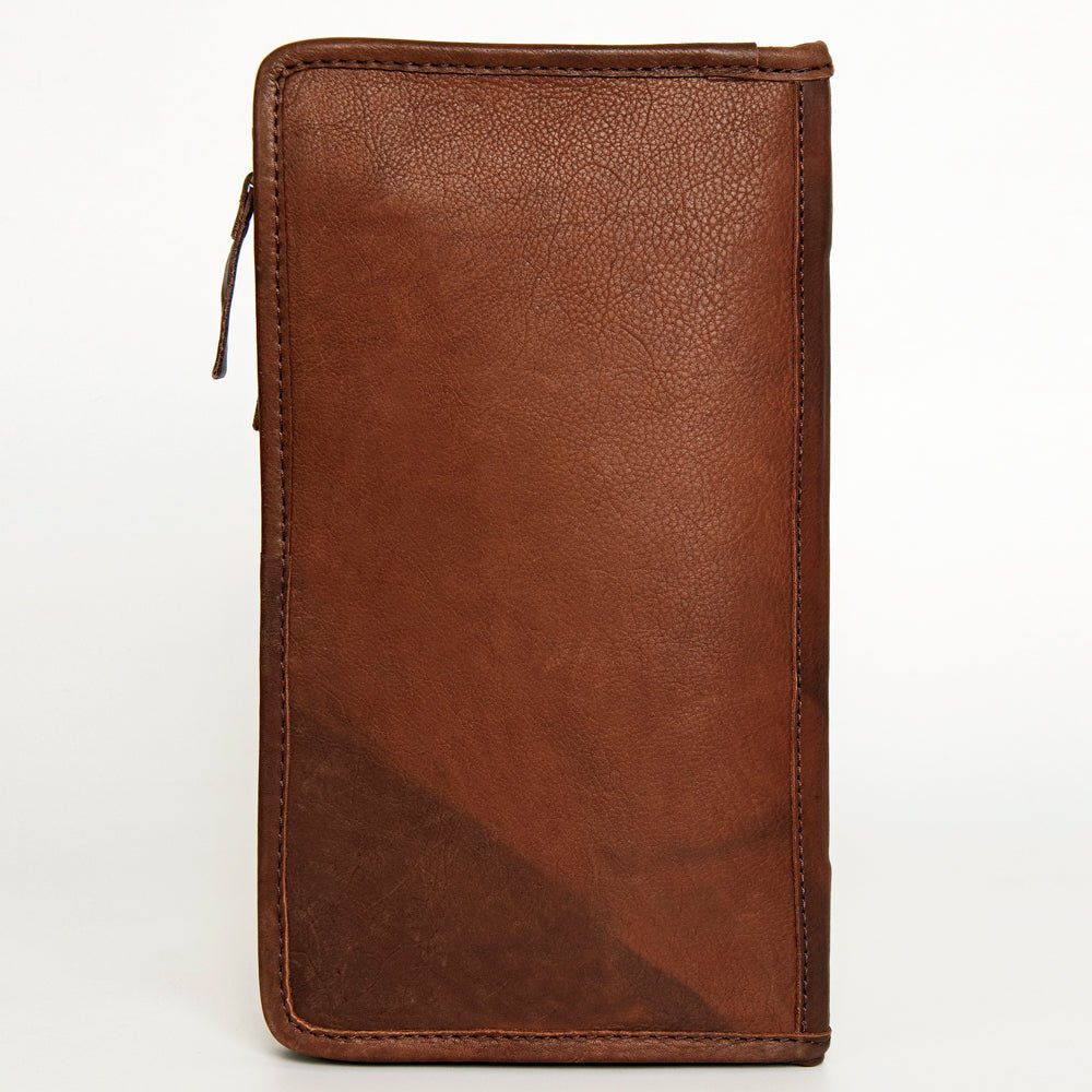 American Darling Jewelry Case Hand Tooled Hair-On Genuine Leather