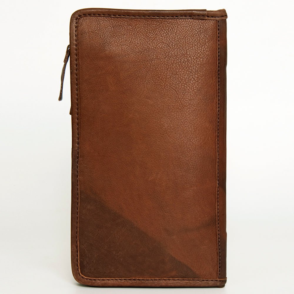 American Darling Jewelry Case Hand Tooled Hair-On Genuine Leather