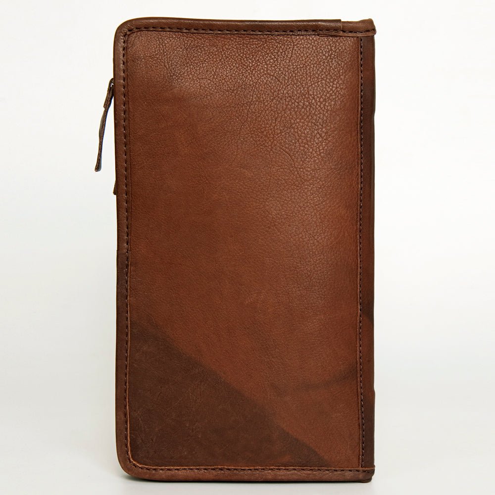 American Darling Jewelry Case Hand Tooled Hair-On Genuine Leather