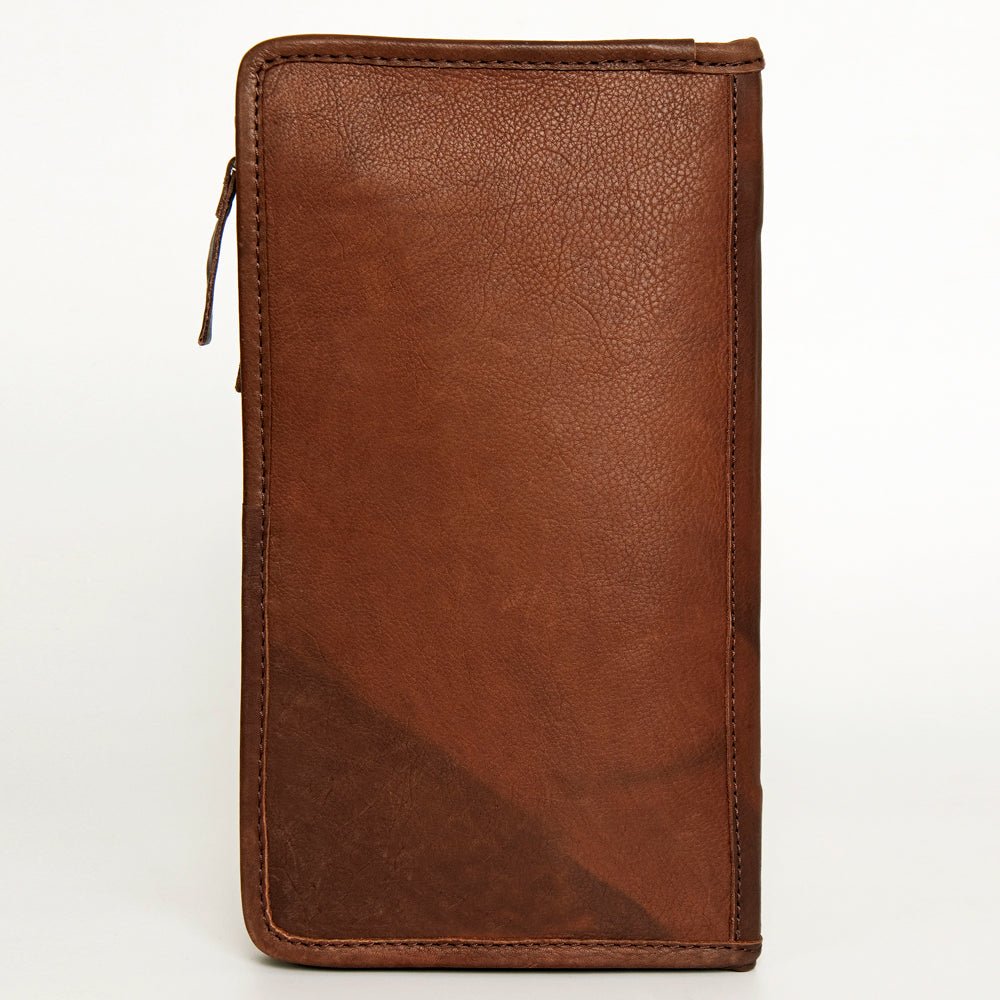 American Darling Jewelry Case Hand Tooled Hair-On Genuine Leather