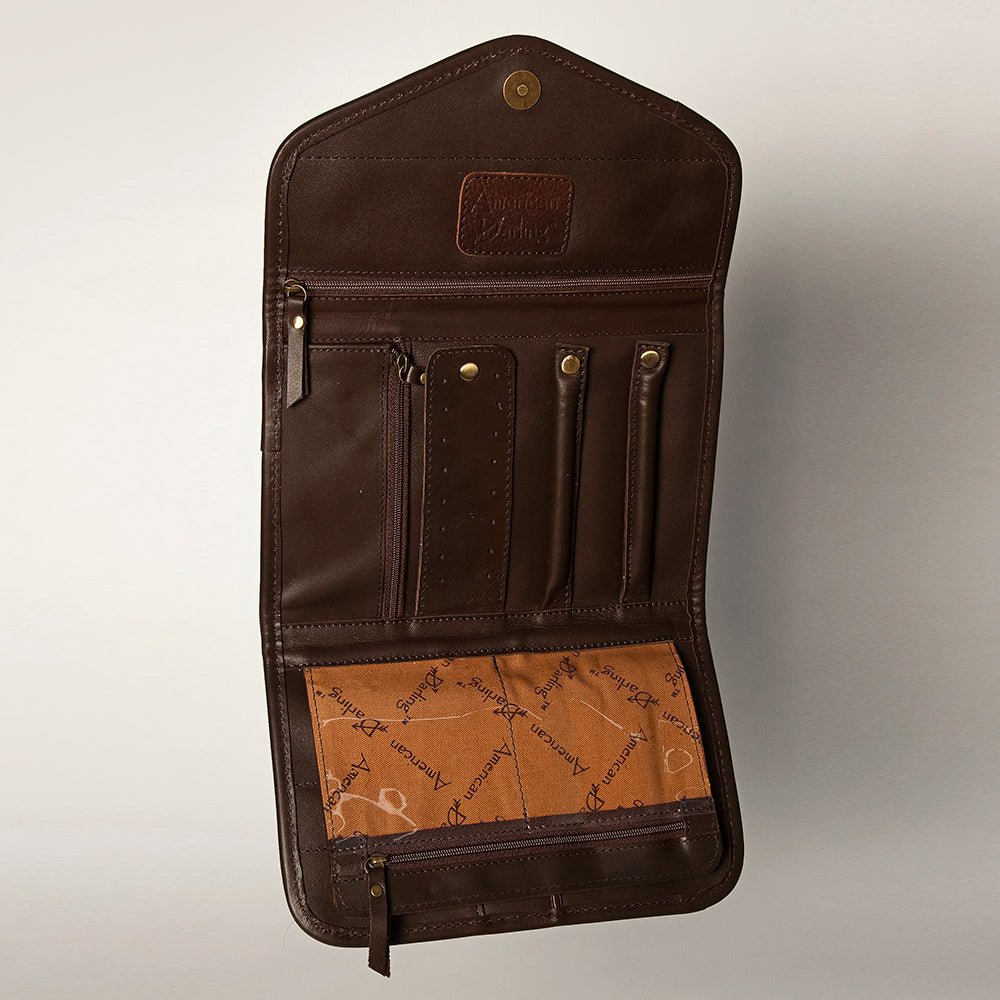 American Darling Jewelry Case Hair-On Genuine Leather