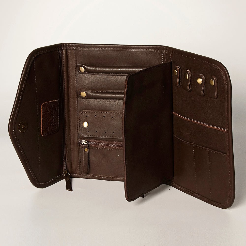 American Darling Jewelry Case Hair-On Genuine Leather