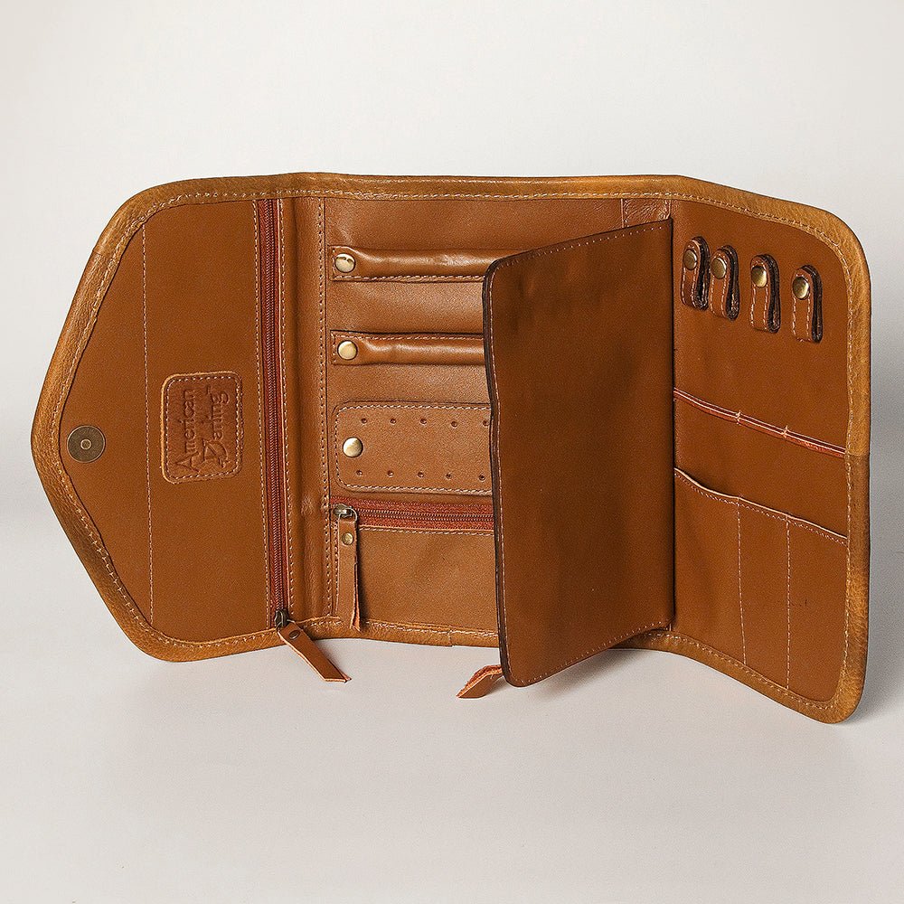 American Darling Jewelry Case Hair-On Genuine Leather